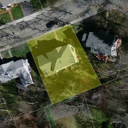 8 Sycamore Rd, Newton, MA 02459 aerial view