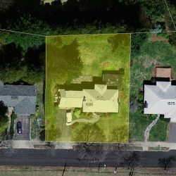 1585 Commonwealth Ave, Newton, MA 02465 aerial view