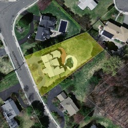 130 Countryside Rd, Newton, MA 02459 aerial view