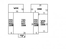 264 Ward St, Newton, MA 02459 floor plan