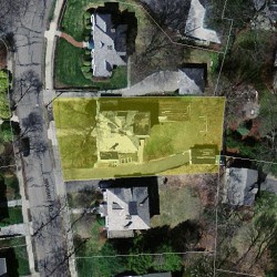 24 Manemet Rd, Newton, MA 02459 aerial view