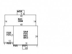 9 Bonmar Cir, Newton, MA 02466 floor plan