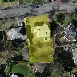31 Oakmont Rd, Newton, MA 02459 aerial view