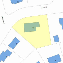 55 Hagen Rd, Newton, MA 02459 plot plan