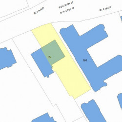174 Boylston St, Newton, MA 02461 plot plan