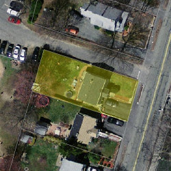177 Cherry St, Newton, MA 02465 aerial view