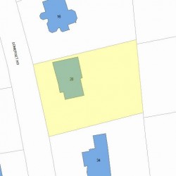 20 Somerset Rd, Newton, MA 02465 plot plan