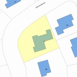 44 Stratford Rd, Newton, MA 02465 plot plan