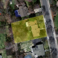 23 Beethoven Ave, Newton, MA 02468 aerial view