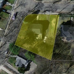22 Arden Rd, Newton, MA 02460 aerial view