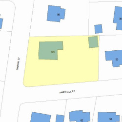 106 Sumner St, Newton, MA 02459 plot plan