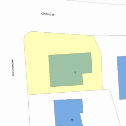 6 Magnolia Ave, Newton, MA 02458 plot plan