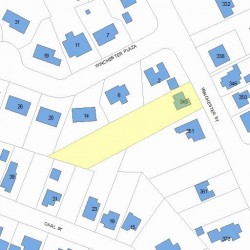 345 Winchester St, Newton, MA 02461 plot plan