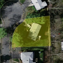 99 Lovett Rd, Newton, MA 02459 aerial view