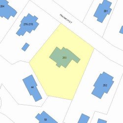 260 Franklin St, Newton, MA 02458 plot plan