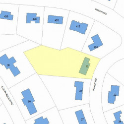 15 Palmer Rd, Newton, MA 02468 plot plan