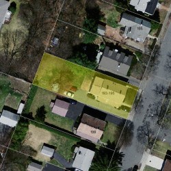 195 Winslow Rd, Newton, MA 02468 aerial view