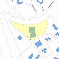 2 Wells Ave, Newton, MA 02459 plot plan