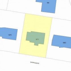 1071 Commonwealth Ave, Newton, MA 02459 plot plan