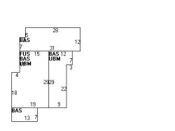 13 Jackson St, Newton, MA 02459 floor plan