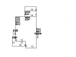 16 Albion Pl, Newton, MA 02459 floor plan