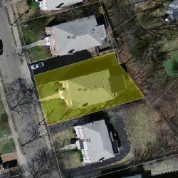 46 Blake St, Newton, MA 02460 aerial view