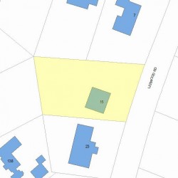 15 Leewood Rd, Newton, MA 02461 plot plan