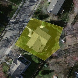 16 Sharpe Rd, Newton, MA 02459 aerial view
