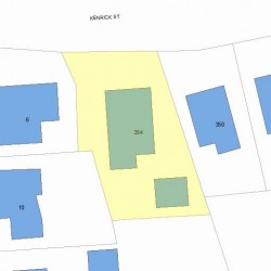 354 Kenrick St, Newton, MA 02458 plot plan