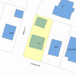 2043 Commonwealth Ave, Newton, MA 02459 plot plan