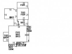 56 Exeter St, Newton, MA 02465 floor plan