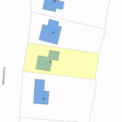 41 Kingswood Rd, Newton, MA 02466 plot plan