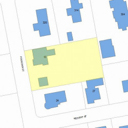 16 Fountain St, Newton, MA 02465 plot plan