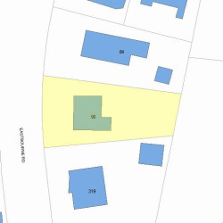 90 Eastbourne Rd, Newton, MA 02459 plot plan