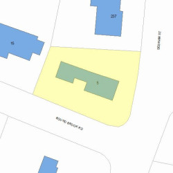 5 Bound Brook Rd, Newton, MA 02461 plot plan