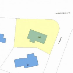 1640 Commonwealth Ave, Newton, MA 02465 plot plan