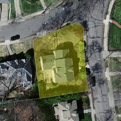 19 Manemet Rd, Newton, MA 02459 aerial view