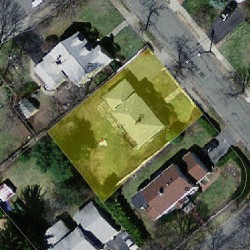 29 Pierrepont Rd, Newton, MA 02462 aerial view