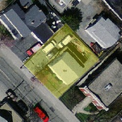 164 Adams St, Newton, MA 02460 aerial view