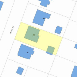 50 Carver Rd, Newton, MA 02461 plot plan