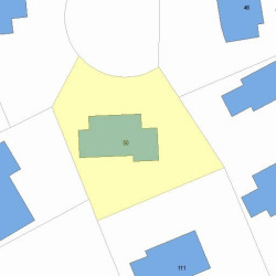50 Cochituate Rd, Newton, MA 02461 plot plan