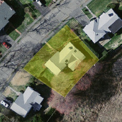 35 Brandeis Rd, Newton, MA 02459 aerial view