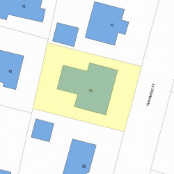 79 Grasmere St, Newton, MA 02458 plot plan