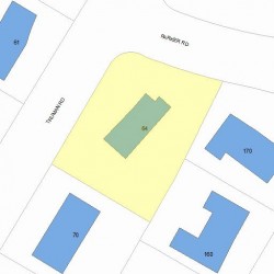 64 Truman Rd, Newton, MA 02459 plot plan