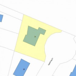 34 Simpson St, Newton, MA 02458 plot plan