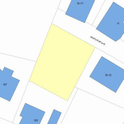 14 Winthrop Ave, Newton, MA 02458 plot plan