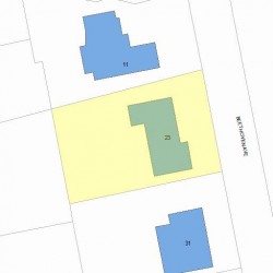 23 Beethoven Ave, Newton, MA 02468 plot plan