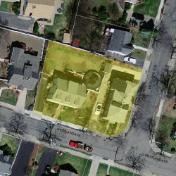 83 Westland Ave, Newton, MA 02465 aerial view