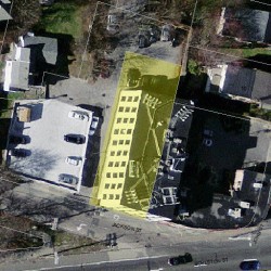 345 Boylston St, Newton, MA 02459 aerial view