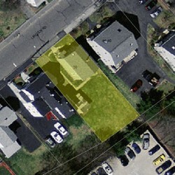 50 Lincoln Rd, Newton, MA 02458 aerial view